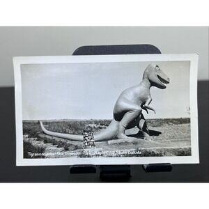 Vintage Photo T-Rex Dinosaur Park Rapid City South Dakota Real Photograph